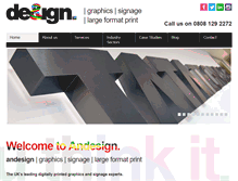 Tablet Screenshot of andesignuk.com